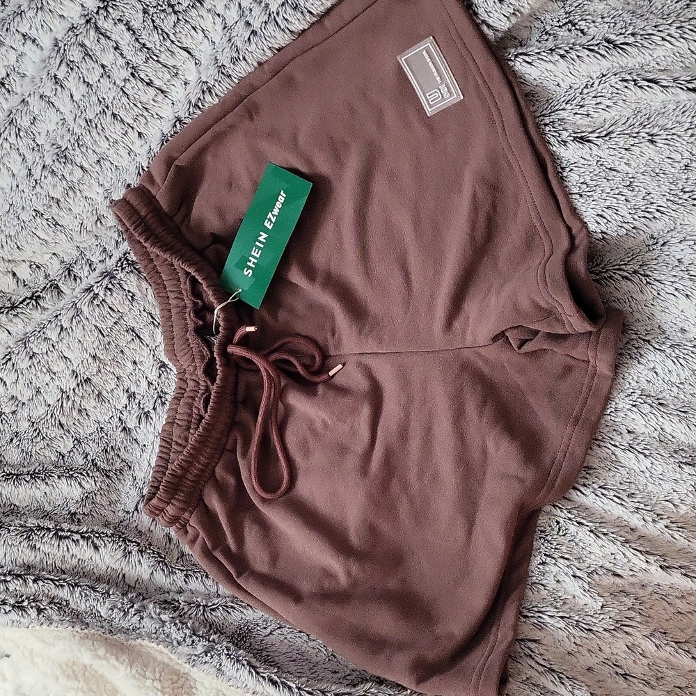SHEIN EZWear Tan Knit Sport Shorts | NWT